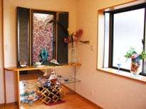 洋風玄関正面飾り棚