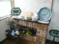 洋風玄関正面飾り棚