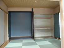 琉球畳の和室。収納もたっぷり